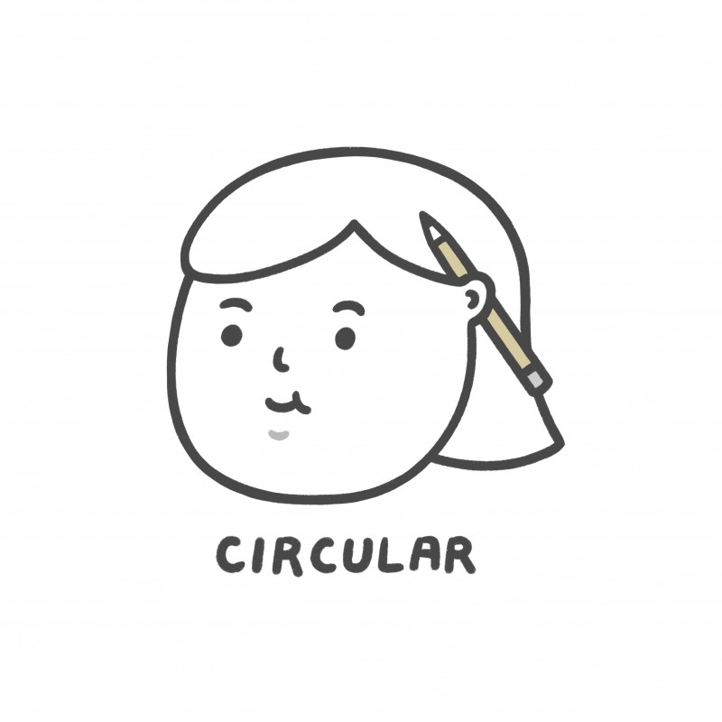 Circular 圓臉人